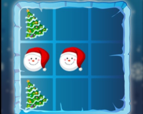 Permainan Krismas Tic Tac Toe  talian