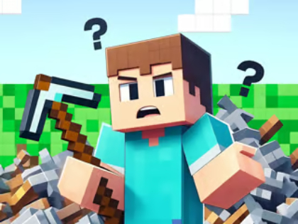 Permainan Kuiz Kanak-kanak: Minecraft NOOB To PRO  talian