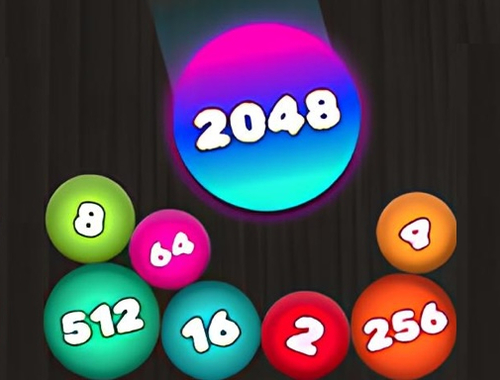 Permainan 2048 Teka-teki: Sambungkan Bola  talian