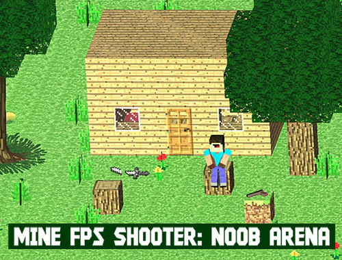 Permainan Penembak FPS Tambang: Noob Arena  talian