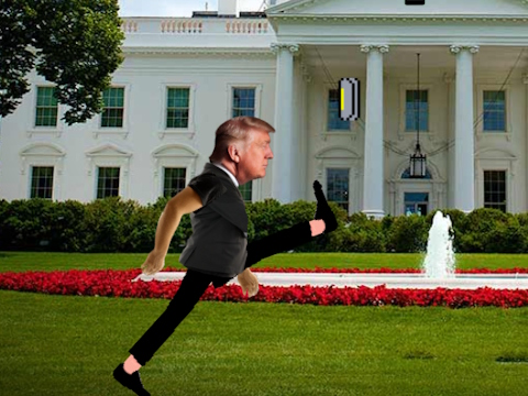 Permainan Cabaran Trump Wobble Walk  talian