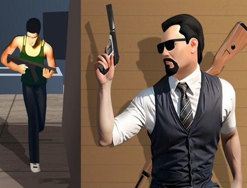 Permainan Ejen Hunt Hitman Shooter  talian
