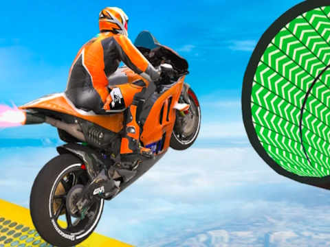 Permainan Perlumbaan Moto Stunt  talian