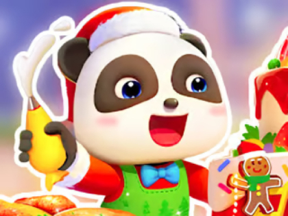 Permainan Teka -teki Jigsaw: Baby Panda Christmas Chef  talian