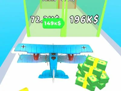 Permainan Bina pesawat dan terbang 3D!  talian