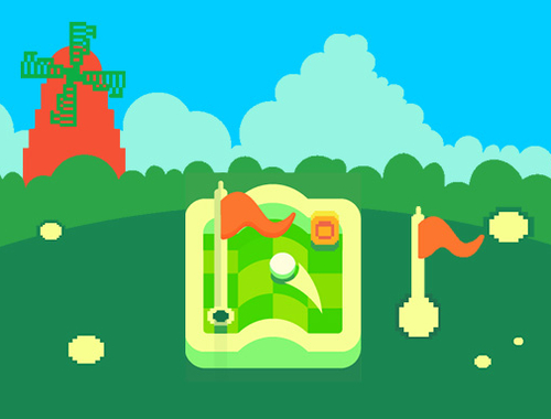 Permainan Pixel Mini Golf talian