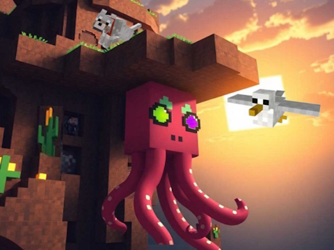 Permainan Minecraft Squid Anomali  talian