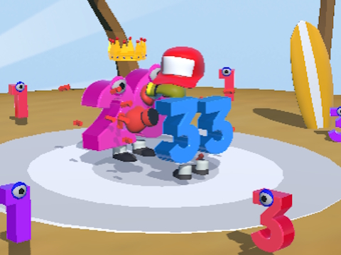 Permainan Nombor Run 3D  talian