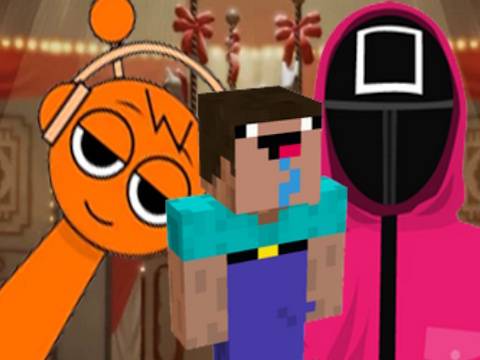Permainan NextBots di Minecraft Squid Game Sprunki talian