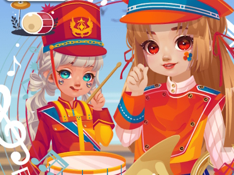 Permainan Kiddo Marching Band talian