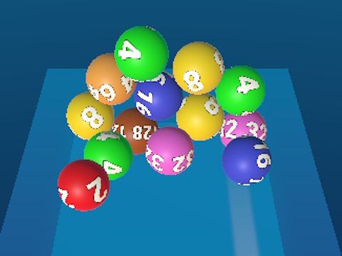 Permainan Gabungkan bola 2048: biliard!  talian