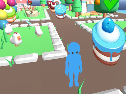 Permainan Obby mengumpul kek manis  talian