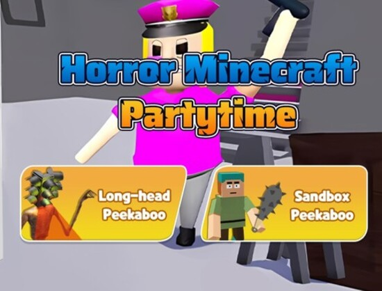Permainan Horror Minecraft Partytime talian