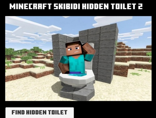 Permainan Minicraft Skibidi Tandas Tersembunyi 2  talian