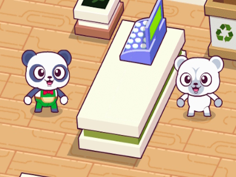 Permainan Simulator Kedai Panda  talian