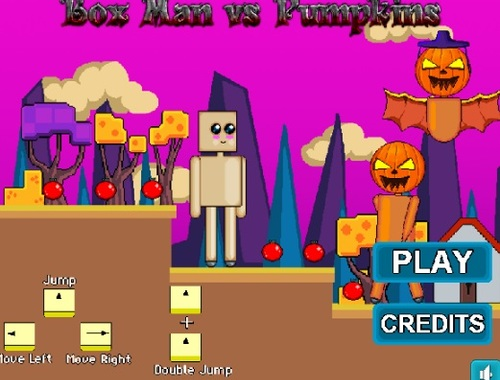 Permainan Box Man vs Labu  talian