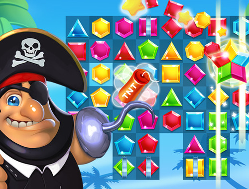 Permainan Pirates sepadan dengan harta karun yang hilang  talian