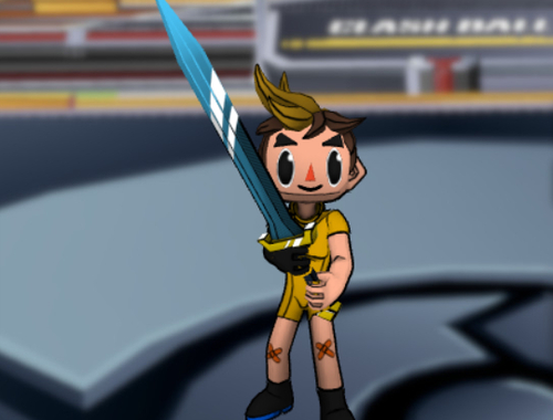 Permainan Ball Clash. io  talian