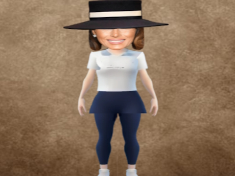 Permainan Permainan Antistress Melania Hat  talian