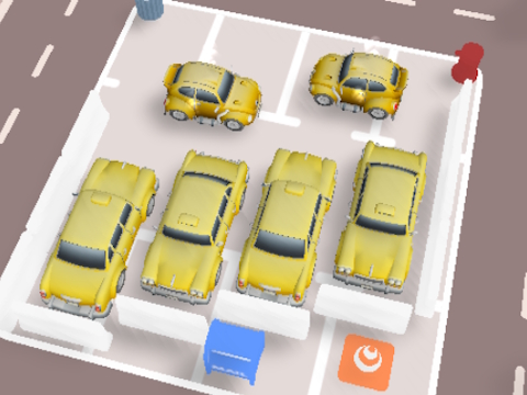 Permainan Tempat letak kereta gila  talian