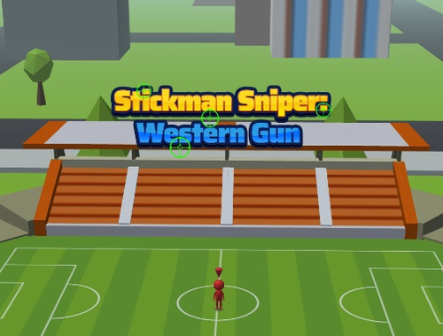 Permainan Stickman Sniper Western Gun talian