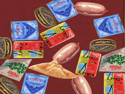 Permainan Menggabungkan makanan USSR  talian