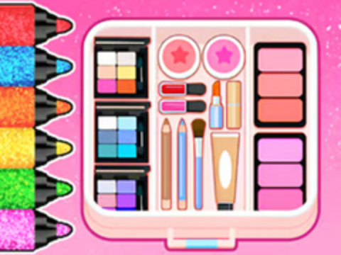 Permainan Buku Pewarna: Makeup Rapi  talian