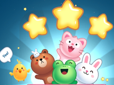 Permainan Gabungan Haiwan: Shooter Bubble  talian