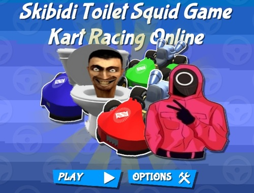 Permainan Skibidi tandas sotong permainan kart perlumbaan dalam talian  talian