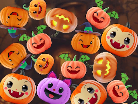 Permainan Gabungkan Labu: Halloween!  talian