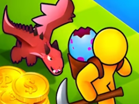 Permainan Pulau Dragon Idle 3  talian