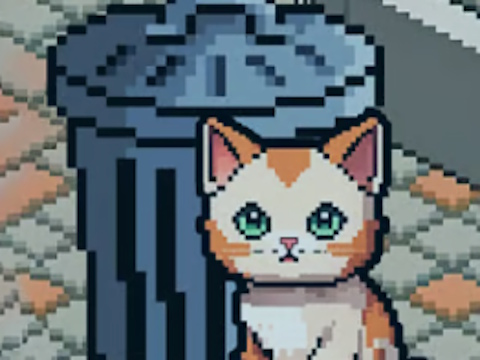 Permainan Pixel Cat Simulator: Haiwan peliharaan saya  talian