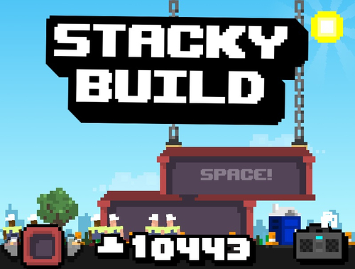 Permainan Stacky membina  talian