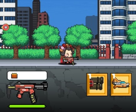 Permainan Mecha menembak piksel rpg  talian
