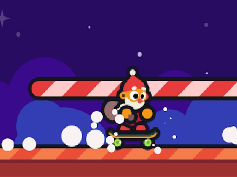 Permainan Kickflip Santa talian