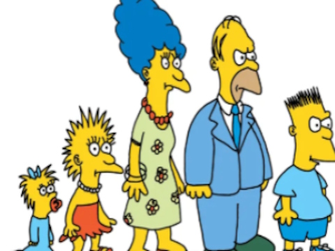 Permainan The Simpsons mencari perbezaannya  talian