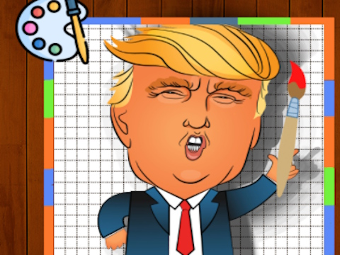 Permainan Masa pewarna Trump  talian