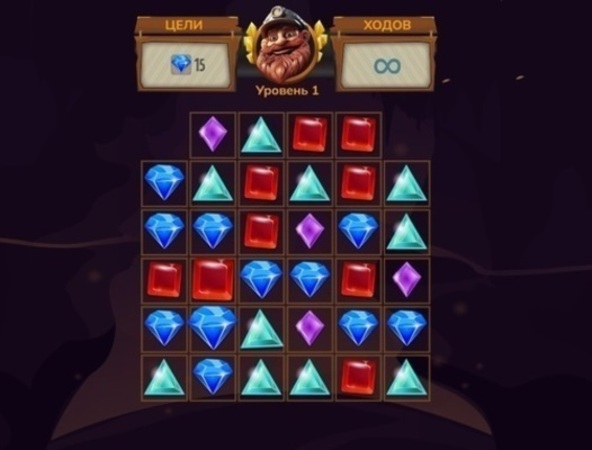 Permainan Jewel Miner Quest talian