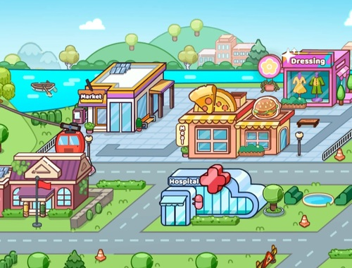 Permainan Avatar World Dream City talian