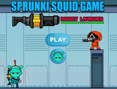 Permainan Peluncur Roket Permainan Sprunki Squid  talian