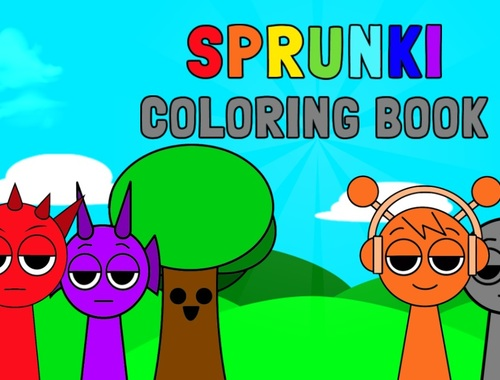 Permainan Buku pewarna sprunki  talian
