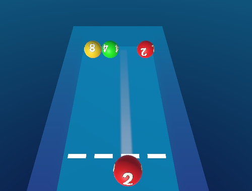 Permainan Gabungkan bola 2048 biliard!  talian