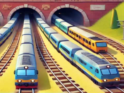 Permainan Pengendali kereta api di pusat membeli -belah  talian