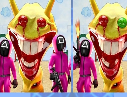 Permainan Squid Game X Sprunki Anomali  talian