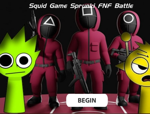 Permainan Squid Game Sprunki FNF Battle talian