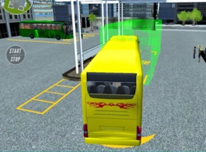 Permainan Simulator pemandu bas 3d  talian