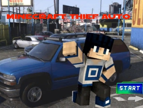 Permainan Minecraft Thief Auto talian