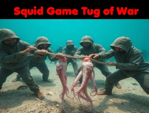 Permainan Tug Tug of War Squid  talian