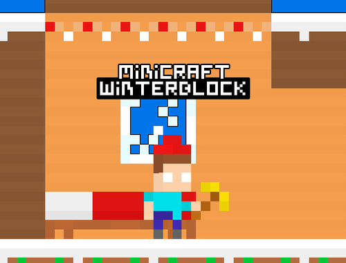 Permainan Minicraft Winterblock talian