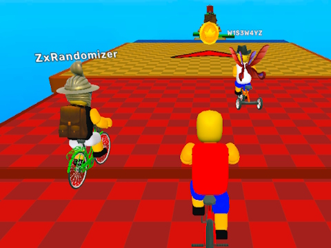 Permainan Obby di atas basikal  talian